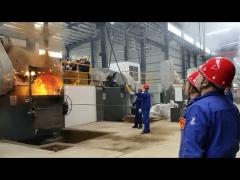 Automation Tilting Metal Melting Furnace Industrial With Graphite Crucible