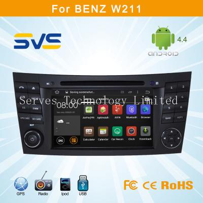 China Android 4.4.4 car dvd player for Benz W211 car radio gps navigation system china supplier for sale