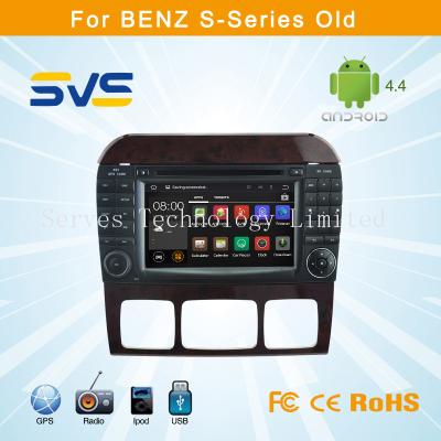 China Reprodutor de DVD do carro do andróide 4.4.4 para o sistema de navegação velho dos gps do auto-rádio dos serries W220 do Benz S à venda