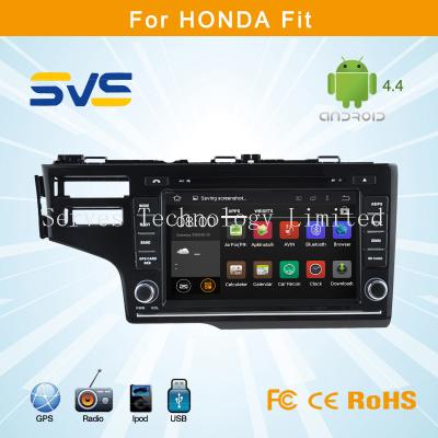 China Android car dvd player for HONDA Fit 2014 with GPS navigation Russian Menu free 4GB Map for sale