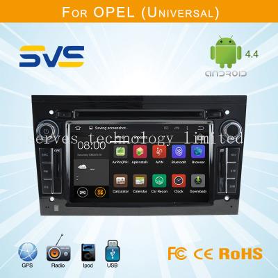 China Android 4.4 car dvd player GPS navigation for Opel Universal with 3G wifi dvd gps BT usb for sale