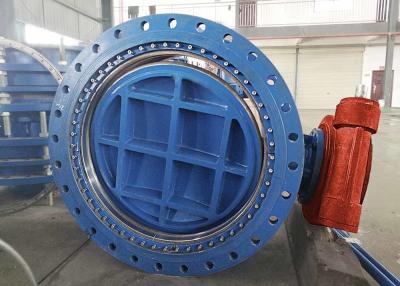 China AWWA DN1000 Flanged Ball Eccentric Butterfly Valve / High Pressure Butterfly Valve Two Way Zero Leakage for sale