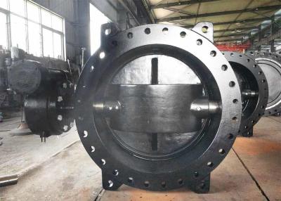 China Ductile Iron Eccentric Butterfly Valve / Water Butterfly Valve Size Range DN100 - DN3600 for sale