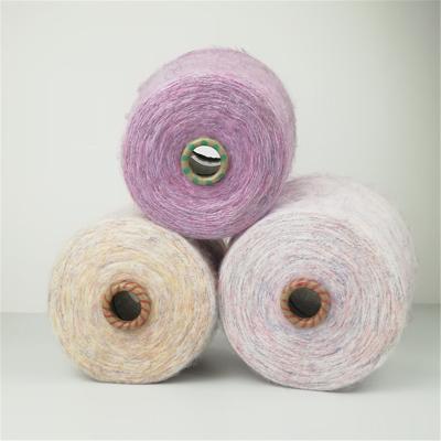 China Acrylic Nylon Brushed Yarn Apaca Mohair Wool Blend  Machine Knitting Yarn For Sweater Scarf for sale