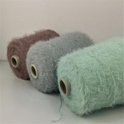 China 100% Purified Nylon Feather Yarn Knitting Alize Puffy Yarn for sale