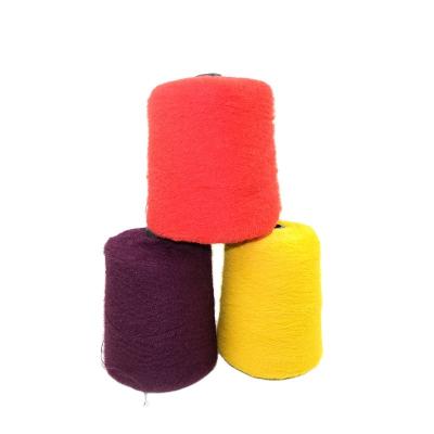 China Nylon de Veer Breiende Sjaal Garen Gebleekt Chunky Fluffy Yarn van 1/11 NM Te koop
