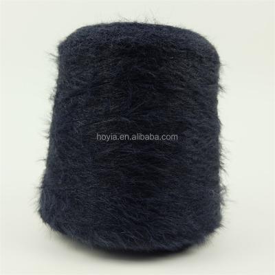 China Strickendes langes Haar Ping Pong Yarn Weaving Fur Fabric zu verkaufen