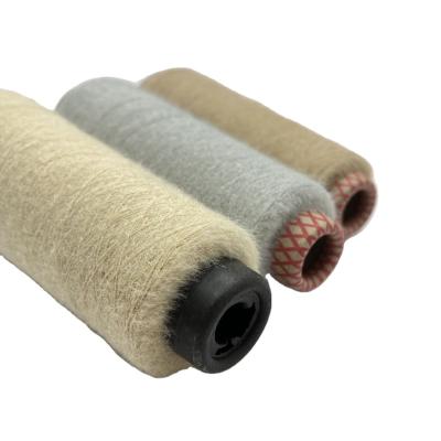 China Stock lot yarn dyed 1/13NM 100% nylon fluffy imitated mink yarn for sale