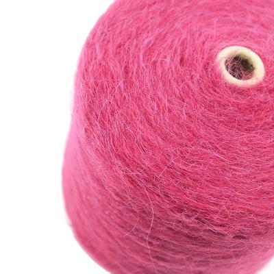 China 100% Wool Fancy Hand Arm Knit Yarn Hairy Crochet Yarn For Sweater Hat for sale