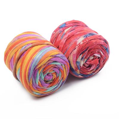 China T Shirt Crochet Chenille Arm Knitting Yarn Viscose Knitting Wool Yarn for sale
