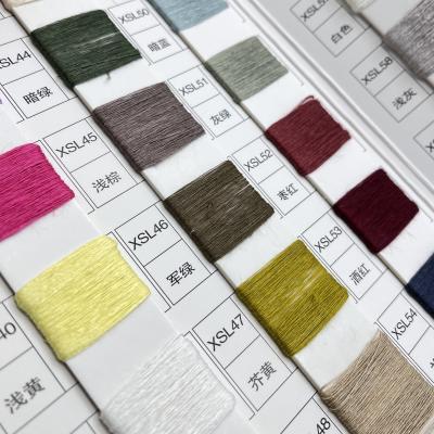 China La materia textil de lino de la mezcla al por mayor del hilado del fabricante del hilado de China mezcló el hilado del color para tejer en venta