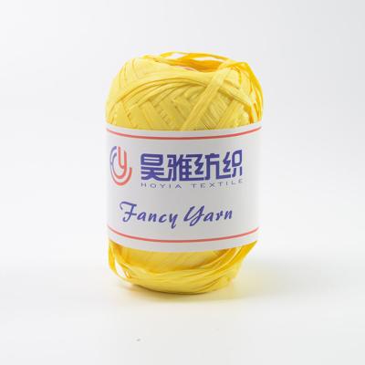 中国 注文のレーヨンRaffiaのリボンはかぎ針編みの技術のペーパー パッキングにまいはだを詰める 販売のため