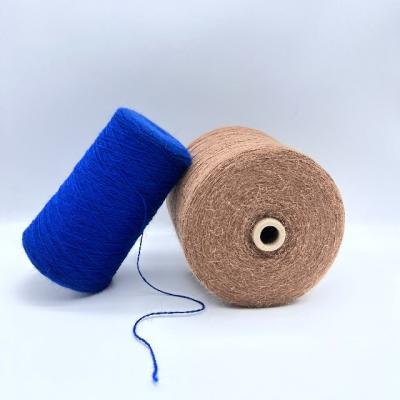 China 2/16nm Mink Hair Yarn Angora Crochet Luxury Used for Knitting Pp Bags Te koop