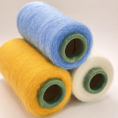 Китай Отпустить образец 1/13NM смешивание высокорасширяемая пушистая рисовальная пряжа для вязания свитера шарф продается