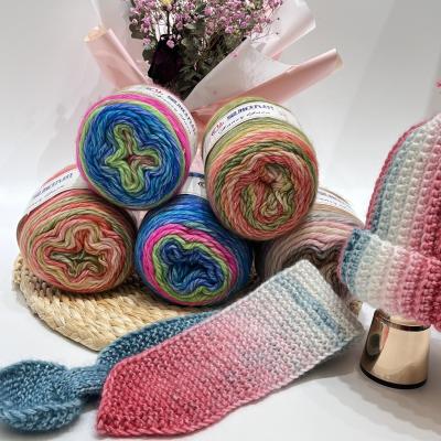 중국 10% Wool 35% Cotton 55% Acrylic Yarn 1/2.3NM For Sweater Scarf Hat Hand Knitting 판매용