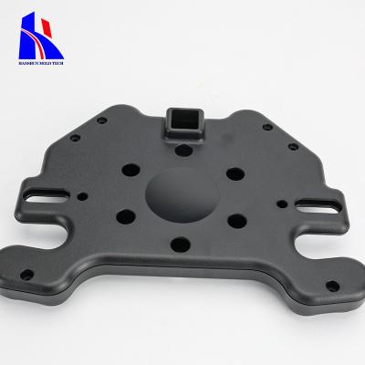 China PC LEXAN920 Injection Molded Plastic Parts Hot Runner Black Glossy for sale