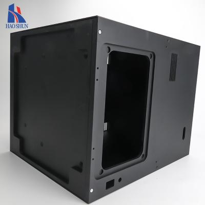 China OEM Precision CNC Machining Parts Anodized Black Of Aluminum Sheet Metal Rapid Prototype for sale