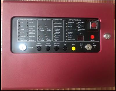 China Panel de control rojo de sistema la alarma de incendio de FM 200 para los edificios de oficinas en venta