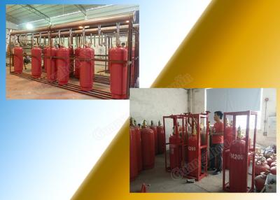 China Chemical FM 200 Fire Suppression System Of 120L Type Cylinder for sale