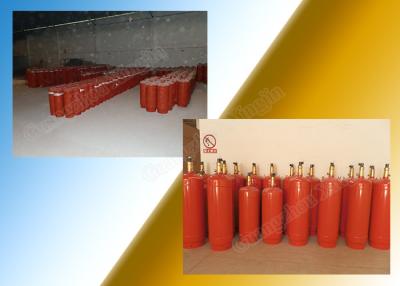 China 70L FM200 Cylinder for 5.6Mpa Pipe Network, High-Strength Steel/Aluminum Alloy for sale