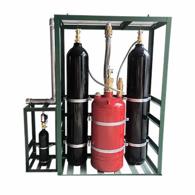 China Tipo sistema del flujo de pistón de supresión del gas de FM200 en venta