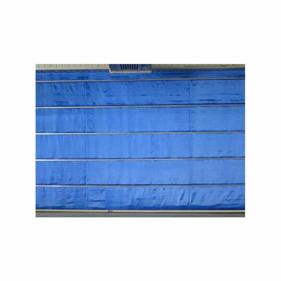 China Double Track Blue Fire Roller Curtain Shutter Door For Industrial for sale