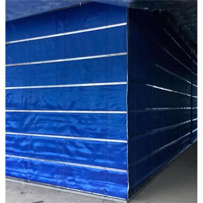 China Automatic Double Track Lnorganic Fire Roller Shutter Molded Polymer Door Rolling Pull for sale