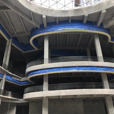 China Molded Workmanship Fire Roller Curtain Wall Mounted Installation Class A Fire Rating Te koop