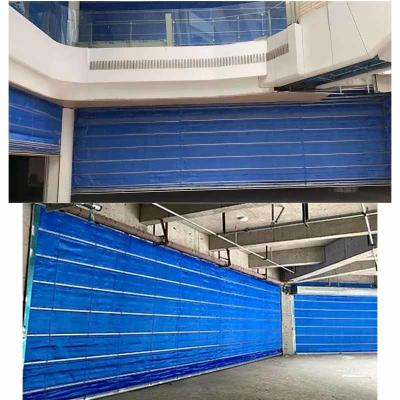 China Fire Prevention lnorganic Fire Roller Shutter Automatic Opening Method Rolling Pull Te koop