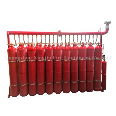 China Red IG55 Inert Gas Fire Safety System Protecting Your Business From Fire Hazards for sale