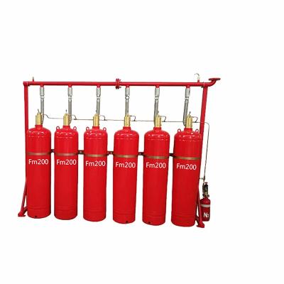 China High Safety FM200 Pipe Network System Fire Suppression System 70L for sale