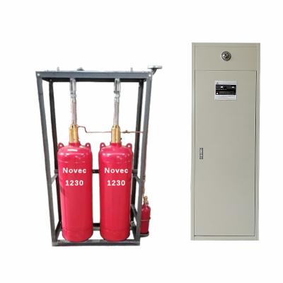 China NOVEC 1230 Fire Suppression System Red Steel Cylinder Indoor Fire Extinguisher for sale