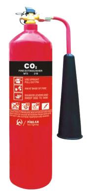 China Roter Feuerlöscher CO2 21B 17.5MPa 2kg 7kg zu verkaufen
