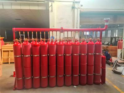 China Xingjin 90L Argonite IG55 Fire Suppression System Lightweight Design With Low Maintenance  red for sale