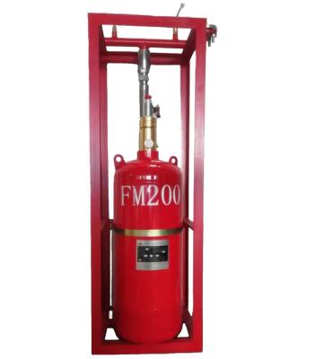 China Enclosed Flooding FM200 Fire Suppression System Without Pollution For Library for sale