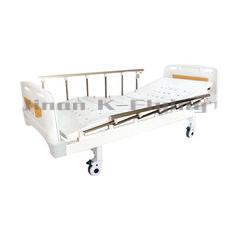 China CE Triple Folding Hospital Nursing Bed Two Handles for sale