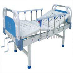 China ABS Manual Medical Bed , ISO 2 crank hospital bed for sale