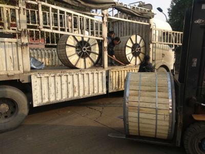 China Concentric Stranded Bare Copper Wire , 500m Length Overhead Power Cables for sale