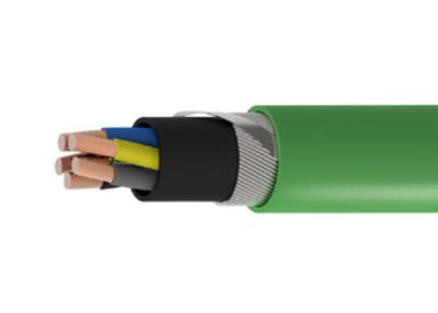 China cable de fribra óptica de 5.3m m con la envoltura del poder LSZH para la conexión del equipo en venta