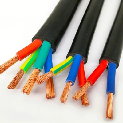 China Black 0.5mm 2 Core 500V HV Power Cable PVC Insulated For Construction for sale