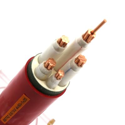 China Heavy Duty 1kV Underground Electric Cable , 4C Insulated Copper Cable for sale