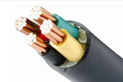 China Resistência de corrosão 0.9mm cabo do PVC de 4 núcleos, cabo de cobre do PVC 25mm2 à venda
