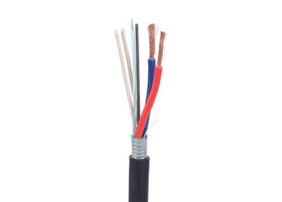 China High Speed Transmission 10.2mm Hybrid Optical Fiber Cable ,  8 Core Hybrid Power Cable for sale