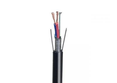 China Cabo coaxial da fibra híbrida móvel das redes 6 Core3.0mm, cabo de cobre híbrido da fibra de PBT à venda