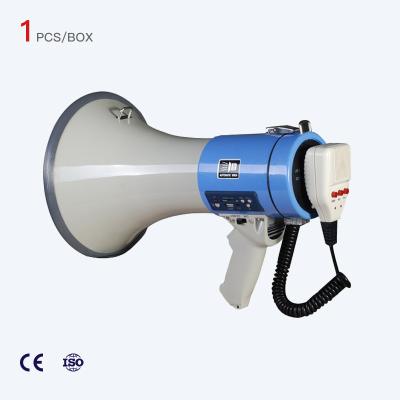 China Police 25W Blue And White Megaphone Wireless Mini Megaphone With Siren for sale