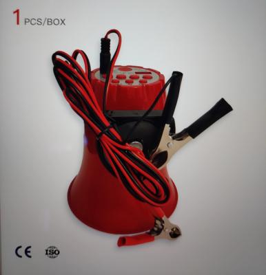 Chine 0.45kg 15W mégaphone Red Bullhorn haut-parleur 6-24V à vendre