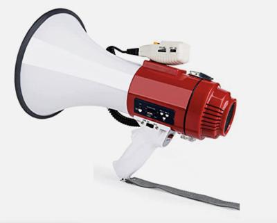 China 25W Raded , 50W Max Multifunctional Megaphone Bullhorn ,8-10 Hours Battery Life for sale