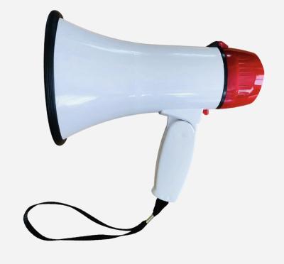 China 7in Lithium Battery Operated Bullhorn Plastic Mega Phone Record Voice  TF Card for sale