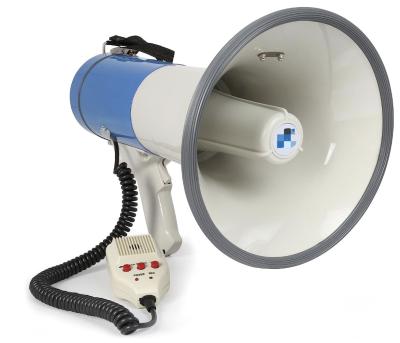 China Wireless Mini Cheer Megaphone 25W Police Horn For Car Legal Compliance for sale