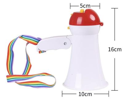 China Oplaadbare kleine megafoonluidspreker 0,2 km voor fans die juichen Te koop